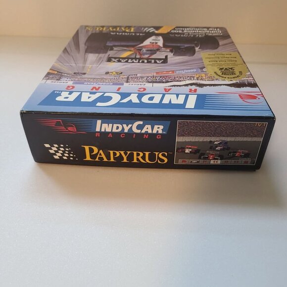 IBM PC INDYCAR RACING BIG BOX 3.5" MSDOS COMPUTER GAME 1993 VIRGIN - Picture 5 of 10